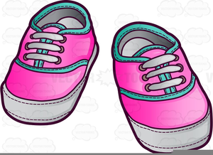 girls shoes clip art