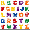 Alphabet Dotted Letters Image