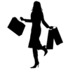 Woman With Shopping Silhouette Smu Image