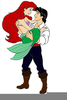 Ariel And Prince Eric Clipart Image