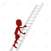 Free Ladder Safety Clipart Image