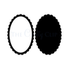Scalloped Oval Clipart Image