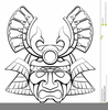 Samurai Helmet Clipart Image