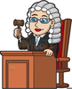 Animated Judge Clipart Image