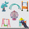 Free Clipart Of School Playground Image