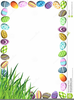 Easter Egg Border Clipart Image