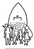 Family Prayer Clipart Image