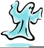 Ghostly Spooky Clipart Image
