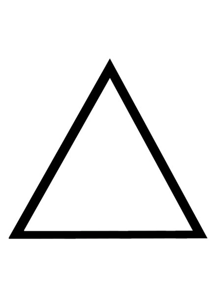 Basic Triangle Outline | Free Images at Clker.com - vector clip art