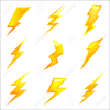 Clipart Of Lightning Bolts Image