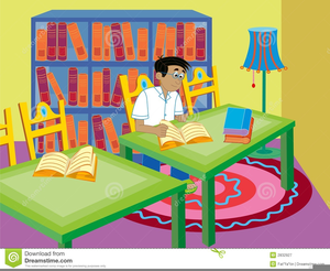 Free Clipart Of Boy Reading Book Image