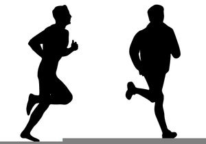 Cross Country Runners Clipart Image