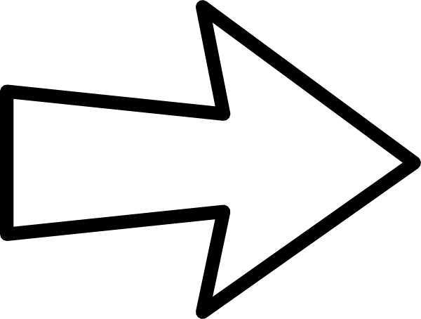 curved arrow clipart black and white - photo #17