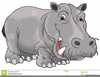 Elephant Caricature Clipart Image