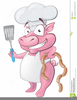 Pink Pig Clipart Image