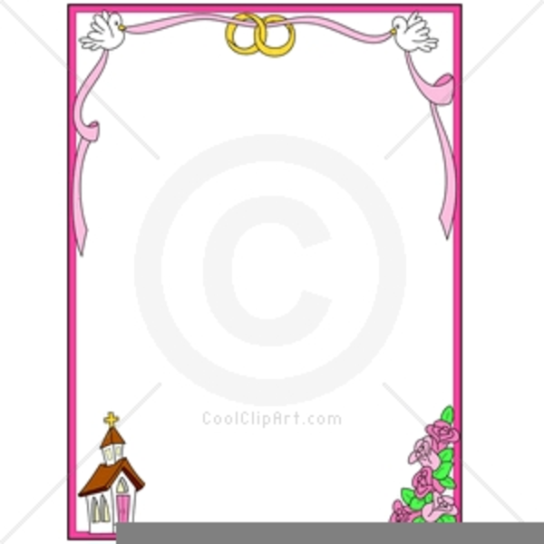 Wedding Program Clipart Borders Free Images At Vector