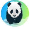 Panda 8 Clip Art