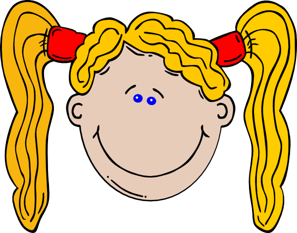 clipart girl with long hair - photo #13