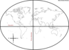 World Map Sketch With Incorrect Compass Rose Clip Art