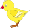 Chicken 002 Figure Color Clip Art