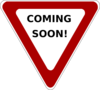 Coming Soon Yield Clip Art