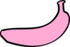 Pink Banana Clip Art