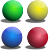Color Spheres Clip Art