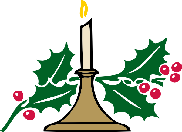 clip art christmas candle - photo #8