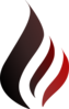 Black To Red Flame Clip Art