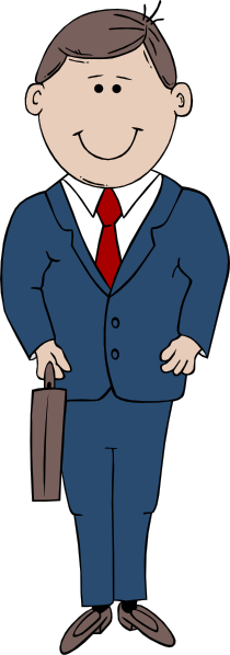 clipart of man in suit - photo #21