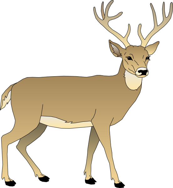 free clipart cartoon deer - photo #2