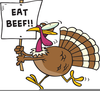 No Cold Turkey Clipart Image