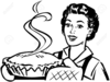 Retro Housewife Clipart Free Image