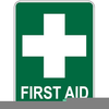 First Aid Kit With Cross Clipart Image