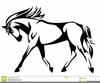 Trotting Horse Clipart Image
