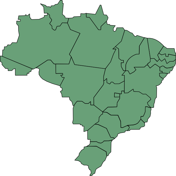 clipart mapa do brasil - photo #39
