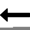 Clipart Black Arrow Pointing Left Image