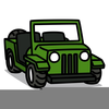 Cartoon Jeep Clipart Image