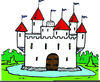 Castle Moat Clipart Image
