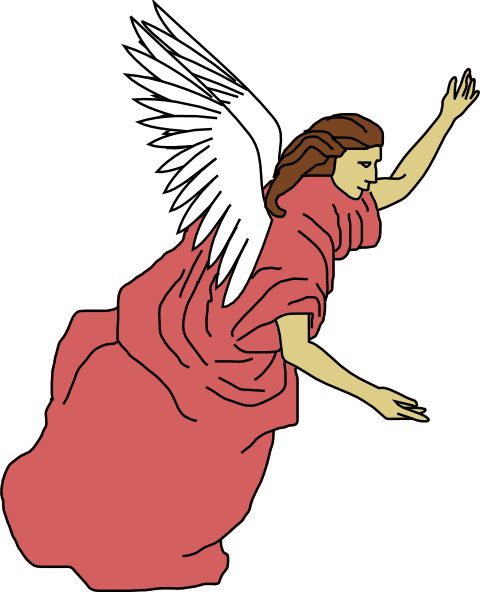 flying angel clipart free - photo #1