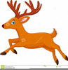 Running Moose Clipart Image