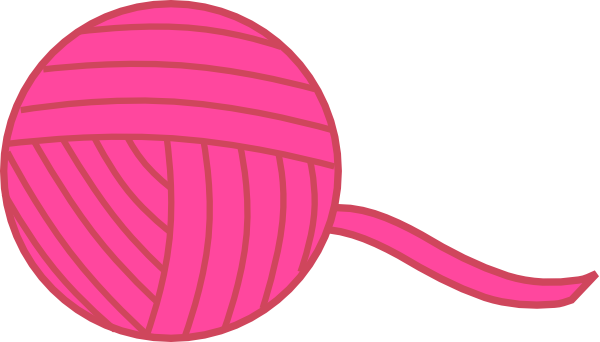 Pink Ball Of Yarn