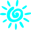 Blue Sun Clip Art