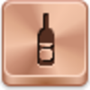 Free Bronze Button Wine Bottle Image