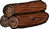 Pile Of Logs Clipart Image