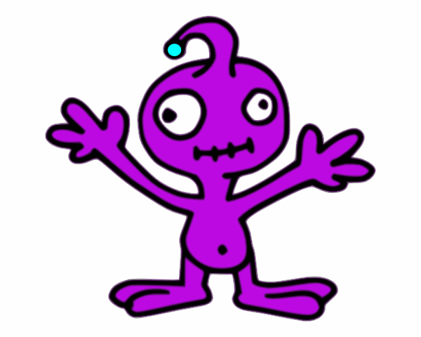 Invader Purple clip art