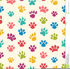 Dogs Paw Prints Clipart Image