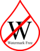 Watermark Free O Clip Art