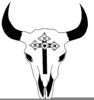 Clipart Of Bison Heads Image