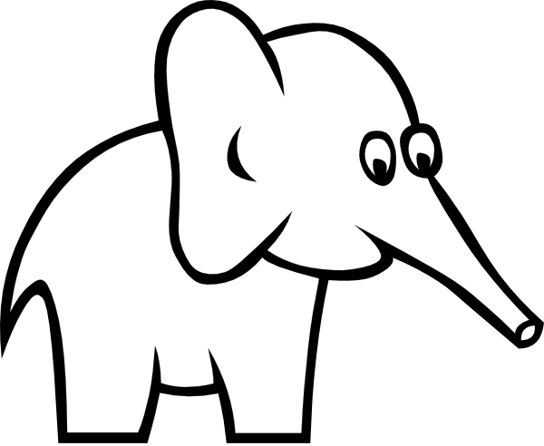 clip art cartoon elephant - photo #10